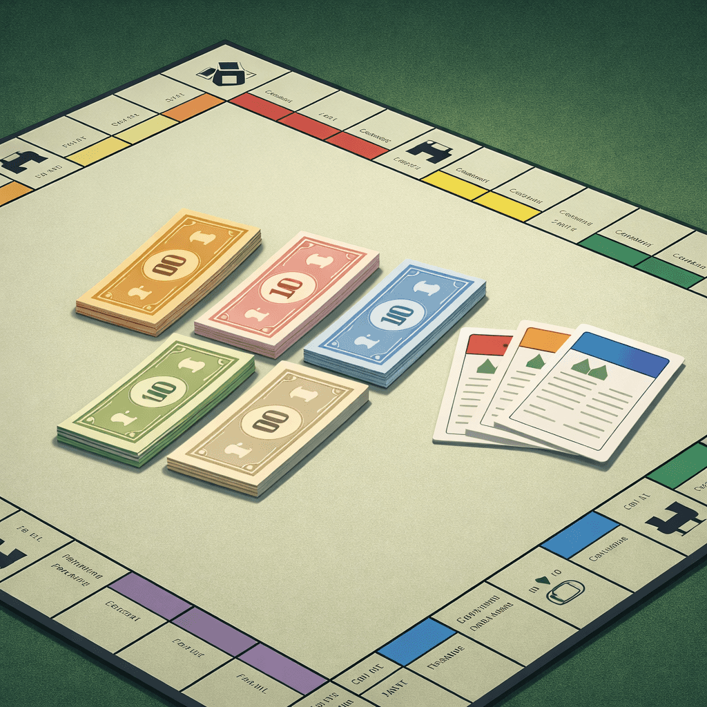 hvor mange penge får man i monopoly