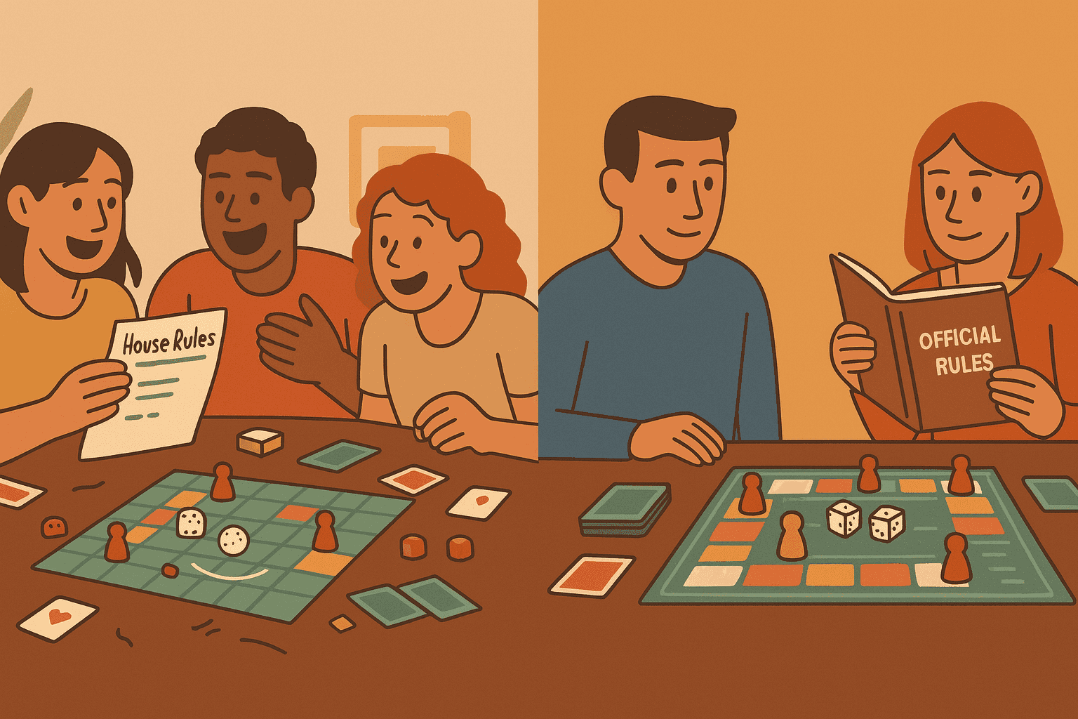 The Difference Between House Rules and Official Rules