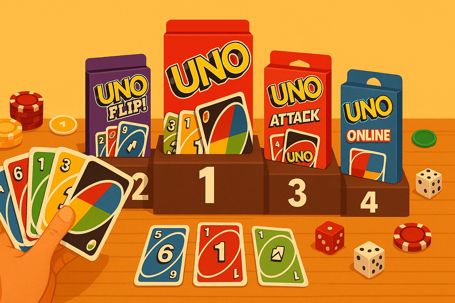 Top 5 Most Popular Uno Versions Ranked